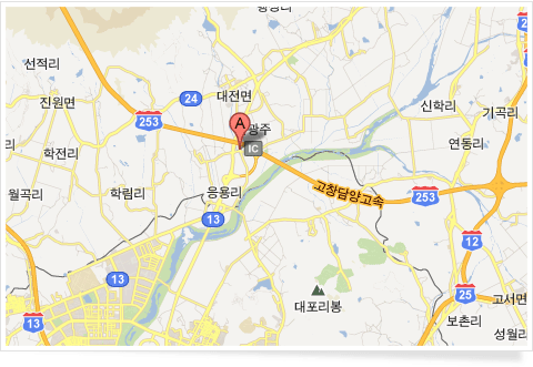 녹색장터 구글 약도