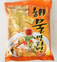 해물맛이 듬뿍<br>우리밀 해물맛라면 1봉지 110g 상품이미지